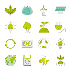 ecology and clean energy - obrazy, fototapety, plakaty