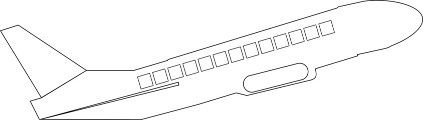 airplane icon vector 