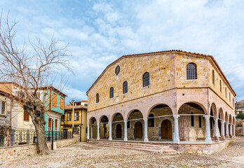 Obraz premium Taksiyarhis Church view in Ayvalik. Ayvalik is populer tourist destination in Turkey.