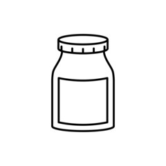 Pills flat icon. Pictogram for web. Line stroke. Isolated on white background. Vector eps10. Preparats for health