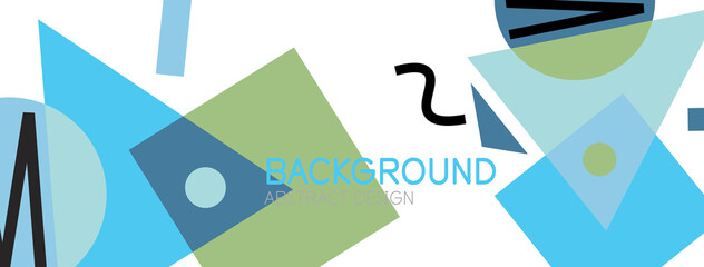 Abstract background with blocks, lines, geometric shapes. Techno or business concept for wallpaper, banner, background, landing page