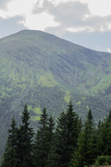 landscape with mountains 