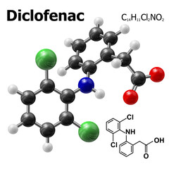 Diclofenac molecule