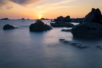 Fototapeta premium Le coucher de soleil