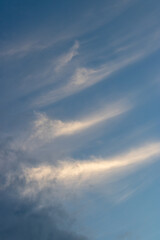 blue sky with clouds