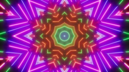 Multi Shapes Colorful Light Lamp Effect