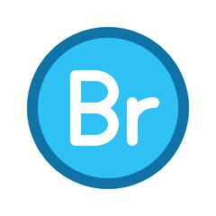 Illustration vector graphic icon of Belarus Ruble currency. Filled line style icon. Vector illustration isolated on white background. Perfect for website or application design.