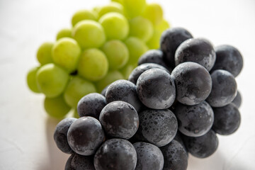 ナガノパープルとシャインマスカット