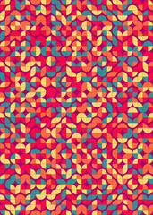 Abstract Geometric Pattern generative computational art illustration