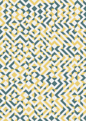 Abstract Geometric Pattern generative computational art illustration