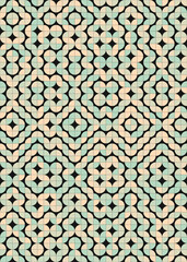 Abstract Geometric Pattern generative computational art illustration