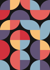 Abstract Geometric Pattern generative computational art illustration