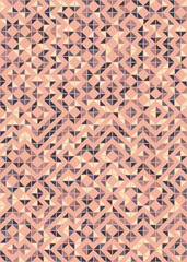 Abstract Geometric Pattern generative computational art illustration