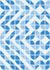 Abstract Geometric Pattern generative computational art illustration