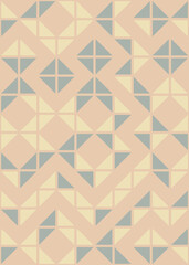 Abstract Geometric Pattern generative computational art illustration