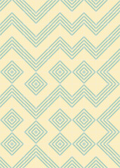 Abstract Geometric Pattern generative computational art illustration