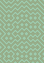 Abstract Geometric Pattern generative computational art illustration