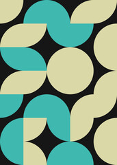 Abstract Geometric Pattern generative computational art illustration