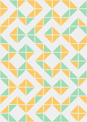 Abstract Geometric Pattern generative computational art illustration