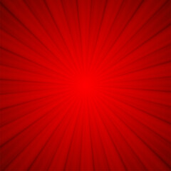 Red shiny sun ray background