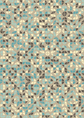 Abstract Geometric Pattern generative computational art illustration