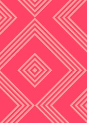 Abstract Geometric Pattern generative computational art illustration