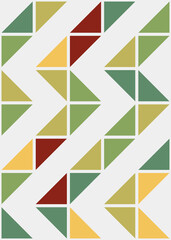 Abstract Geometric Pattern generative computational art illustration