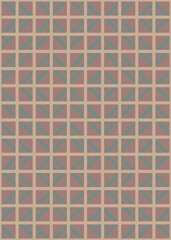 Abstract Geometric Pattern generative computational art illustration