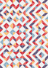 Abstract Geometric Pattern generative computational art illustration