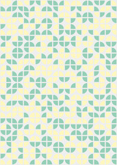 Abstract Geometric Pattern generative computational art illustration