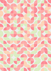 Abstract Geometric Pattern generative computational art illustration