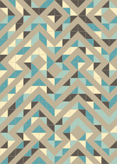 Abstract Geometric Pattern generative computational art illustration