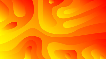 Beautiful abstract blue background with gradient blob, fluid, liquid, like lava lamp with white frame, border. Vector illustration for card, design, flyer, poster, banner, web, advertising.