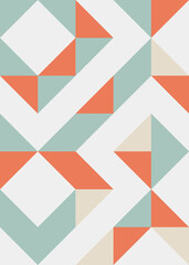 Abstract Geometric Pattern generative computational art illustration