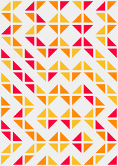 Abstract Geometric Pattern generative computational art illustration