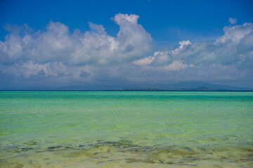 Fototapeta premium beach with blue sky