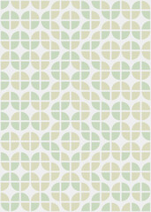 Fototapeta premium Abstract Geometric Pattern generative computational art illustration