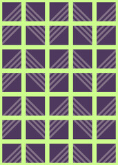 Abstract Geometric Pattern generative computational art illustration
