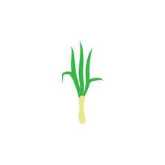 Chives icon design illustration template
