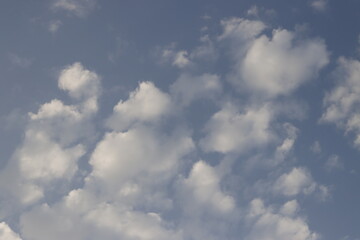 Blue sky with clouds