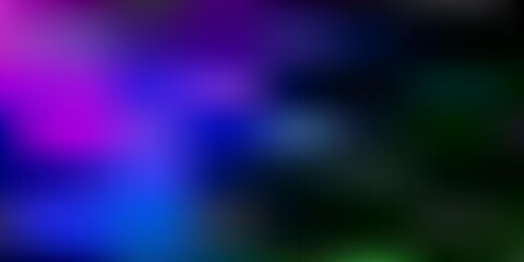 Dark multicolor vector blur texture.