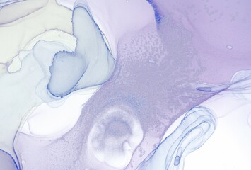 Alcohol Ink Background. Art Effect Elegant Print.