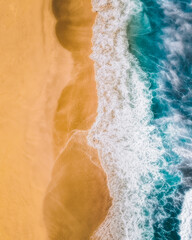 waves on the beach