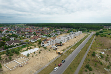 Construction of a new suburb in Brest