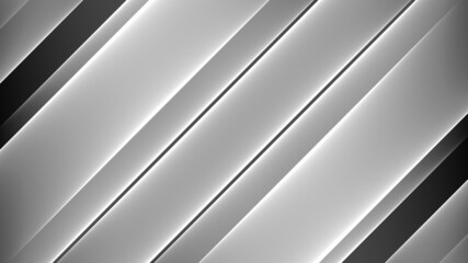 Abstrakter Hintergrund 4k Monochrom weiß grau hell dunkel schwarz Wellen Linien Streifen Muster