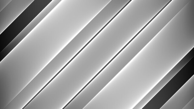 Abstrakter Hintergrund 4k Monochrom wei&szlig; grau hell dunkel schwarz Wellen Linien Streifen Muster