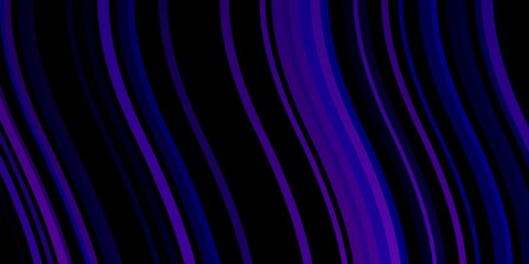 Fototapeta premium Dark Purple vector backdrop with circular arc.
