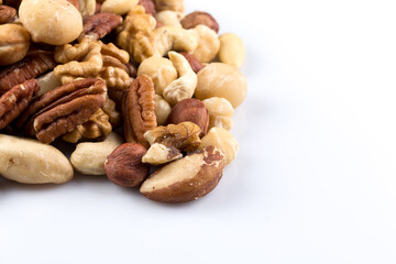 Large diversity of healthy nuts