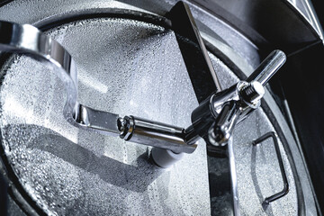 Craft beer brewing equipment in privat brewery