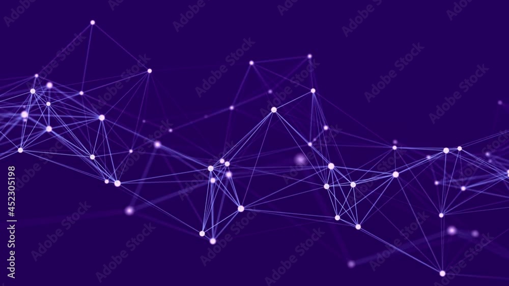 Poster distribution of network connection data. information technology visualization. big data. 3d seamless